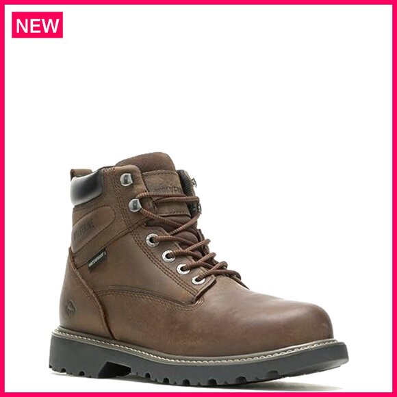 Men\'s Waterproof Steel Toe Work Boots 6\